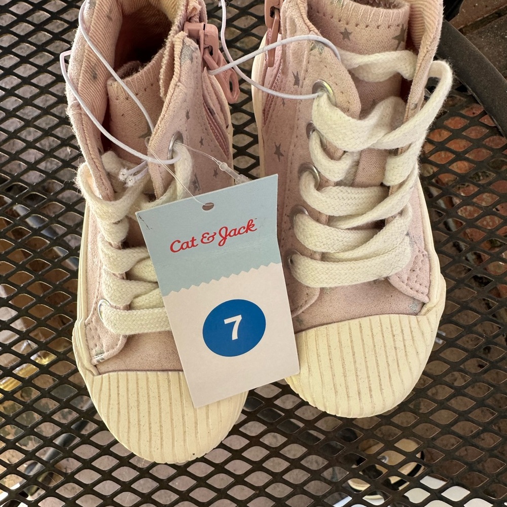 NWT Cat & Jack Blush High-Top